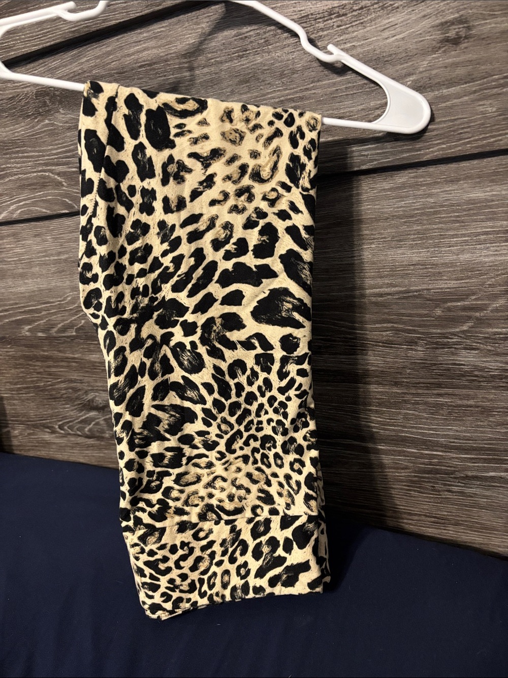 LuLaRoe Black and Cream Leopard Print leggings